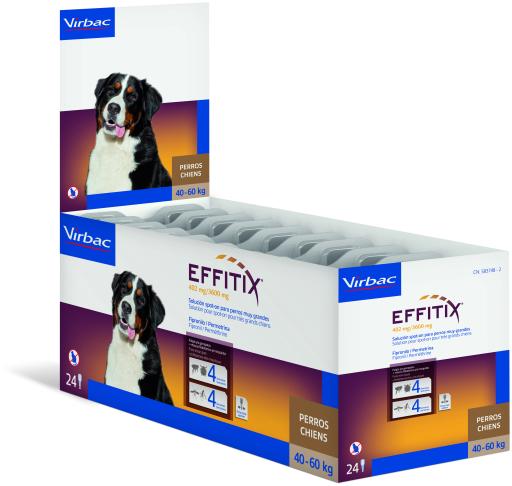 Virbac Effitix Spot On Antiparasitario Y Mosquitos Para Perros De 40 A