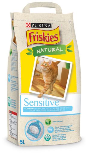 Areia para gatos Natural Sensitive 5L