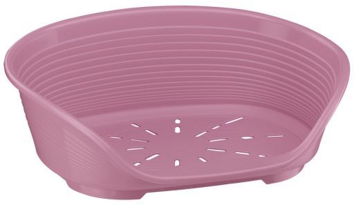 Deluxe Pink Plastic Deluxe Dog and Cat Bed
