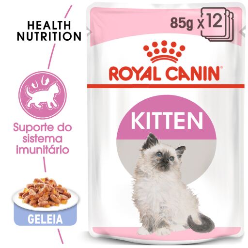 Kitten Alimento Húmido em Geleia para Gatinhos