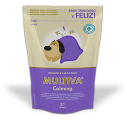 Suplemento Calmante Multiva Calming Medium & Large Dog 21 Comp. Mastig&aacute;veis