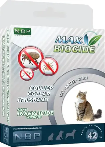 Novopet Max Biocide Collare Antiparassitario per Gatti