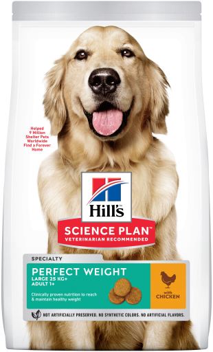 Science Plan Large Adult 1+ Perfect Weight com Frango