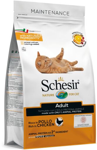 Schesir BIO Nature Organic de Pollo y Cerdo con Calabacín para gatos