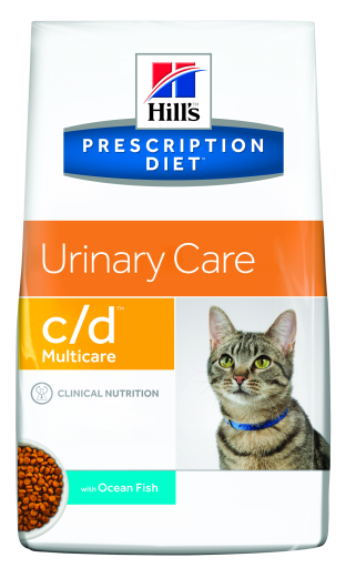 Prescription Diet Urinary Care c/d Multicare com Peixe do Oceano