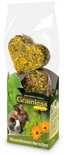 Grainless Mini Corações de Calendula Grainless Mini Corações de Calendula