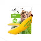 Brinquedo para Gatos Green Rush com Catnip, Banana 16x6,5x3 cm