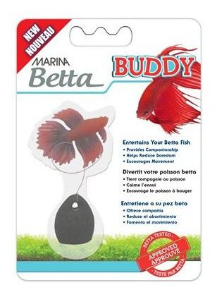 Marina Betta Buddy Companheiro para Bettas, Vermelho