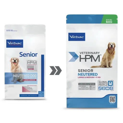 HPM Veterinary HPM Senior Neutered Dog Large & Medium