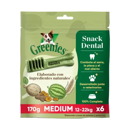 Greenies Snack dentaire naturel pour chiens de taille moyenne 