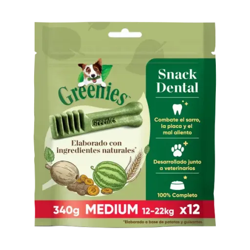 Greenies Snack dentaire naturel pour chiens de taille moyenne 
