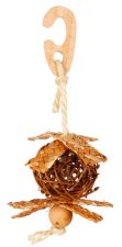 Natural Living Wicker Ball with Bell 18 Cm. 18 cm