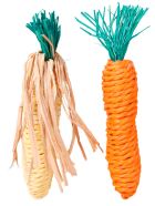 Straw toys for rodents and rabbits 15 cm