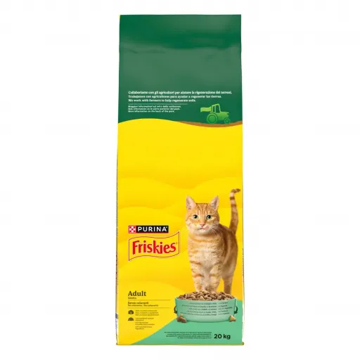 Purina Friskies Adult Cat com Coelho, Frango e Legumes