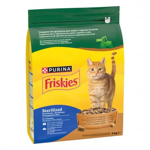 Purina Friskies Sterilisierte Katze denken Truthahn und Gem&uuml;se