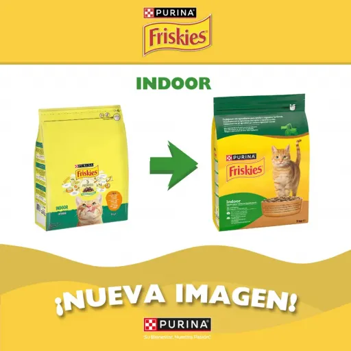 Purina Friskies Gatos Indoor com Legumes