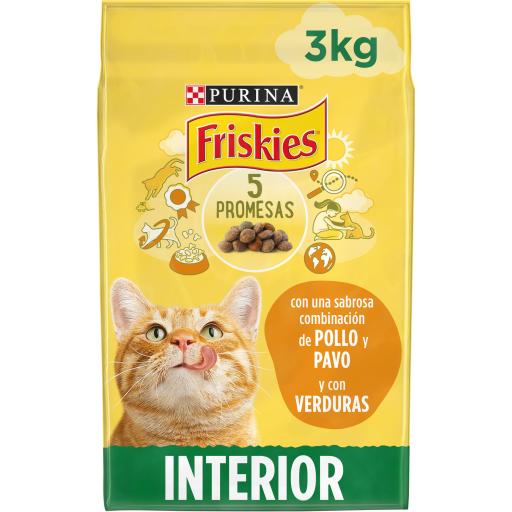 Purina Friskies Gatos de Interior con Verduras