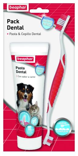 Kit Escova + Pasta Dental para Cães e Gatos