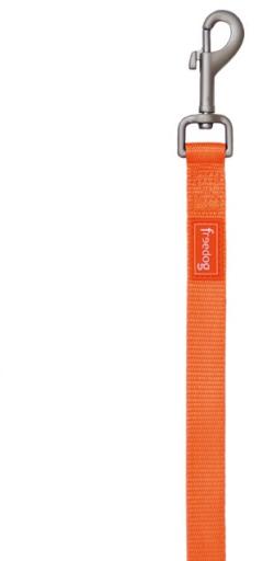Freedog Poign&eacute;e Nylon couleur Fluo Orange Fluor pour chiens