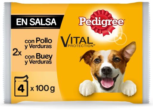 Pedigree Nourriture humide Poulet, boeuf aux l&eacute;gumes en sauce