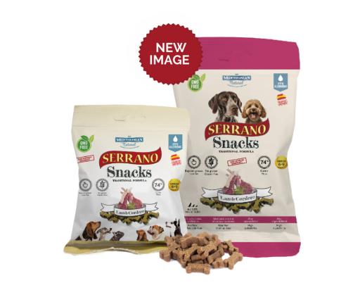 Mediterranean Natural Serrano Snack Perros Cordero