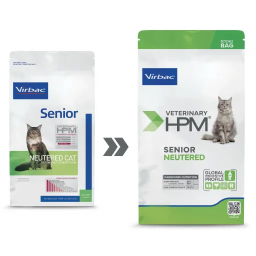 HPM Virbac Veterinary Neutered Senior Cat, Gatos Seniores Esterilizados HPM Virbac Veterinary Neutered Senior Cat, Gatos Seniores Esterilizados
