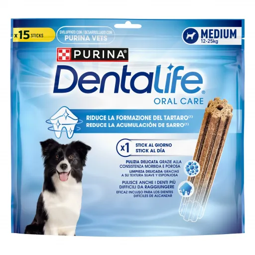 Dentalife Snack für die Mundpflege bei Mittelgroßen Hunden von 12 bis 25 kg Dentalife Snack für die Mundpflege bei Mittelgroßen Hunden von 12 bis 25 kg