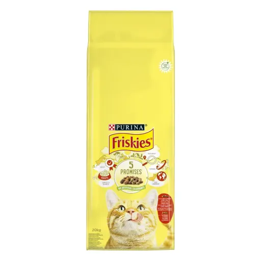 Purina Friskies Erwachsener Mit Rindfleisch, Huhn Und Gem&uuml;se