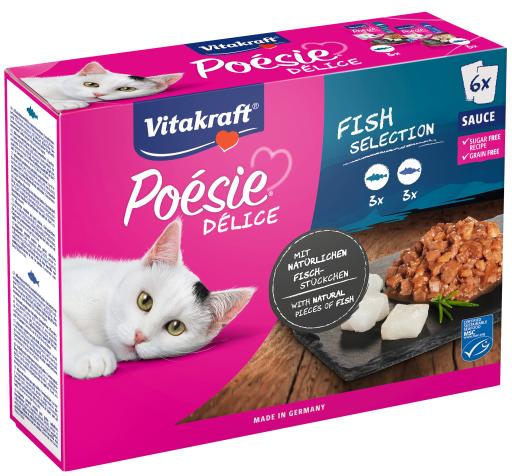 Vitakraft Po&eacute;sie Deli Sauce Pescado Sabores Distintos