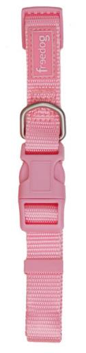 Freedog Collar Basic de Nylon Rojo Rosa