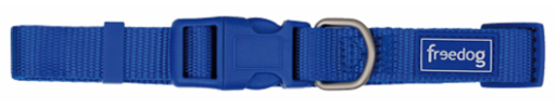 Freedog Collar Basic de Nylon Rojo Azul
