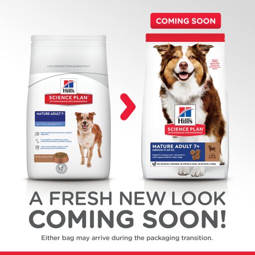 Hill's Science Plan Medium Mature Adult 7+ Borrego & Arroz Hill's Science Plan Medium Mature Adult 7+ Borrego & Arroz