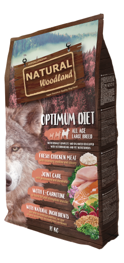 Natural Woodland Optimum Diet Large Hipoalerg&eacute;nica para C&atilde;es Grandes