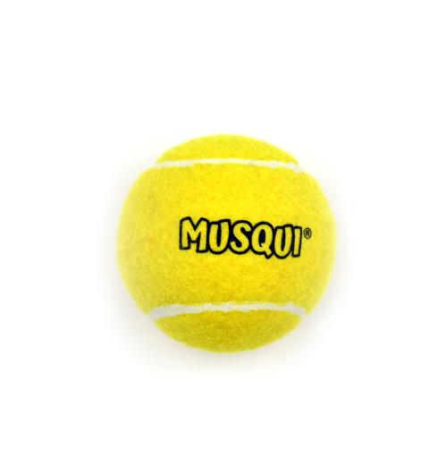 Balle de tennis jaune pour chiens