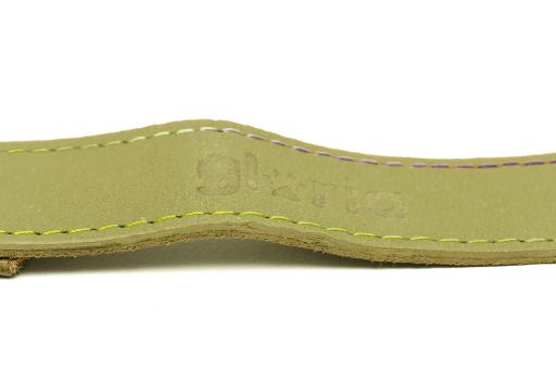 Gloria Pets Nobuk Green Leather Strap