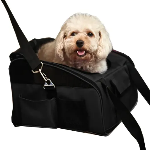 Freedog Black Car Bag Carrier for Small Dogs and Cats