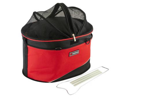 Freedog Panier &agrave; v&eacute;lo Red Bike Bag pour petits chiens et chats