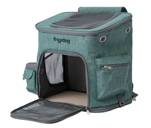 Freedog Etna Green Rucksack f&uuml;r Hunde und Katzen