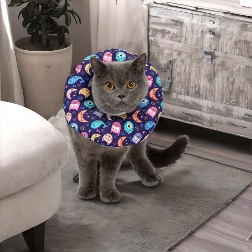 Freedog Protector Collar Isabelino para Gato Soft Blue Night