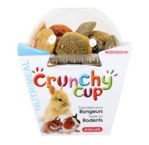 Zolux Snacks Crujientes Nature de Zanahoria y Alfalfa para Roedores