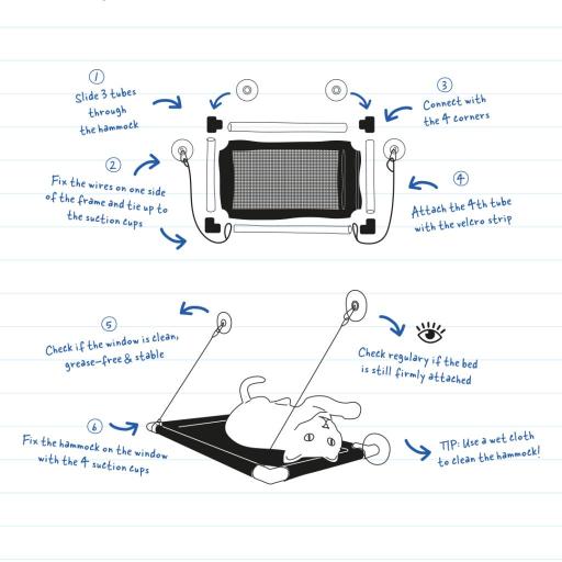 Duvo Plus Window Hammock For Cats