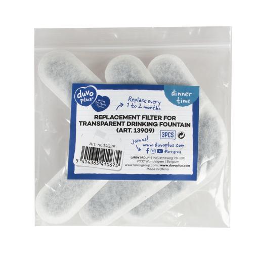 Duvo Plus Filtro Transparente para Fuente de Agua