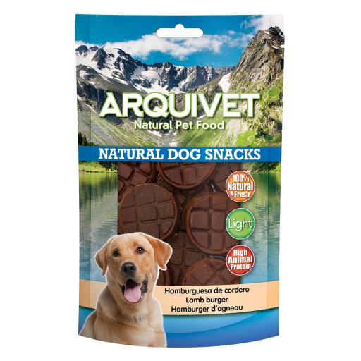 Arquivet Snack Hamburguesa de Cordero para Perros