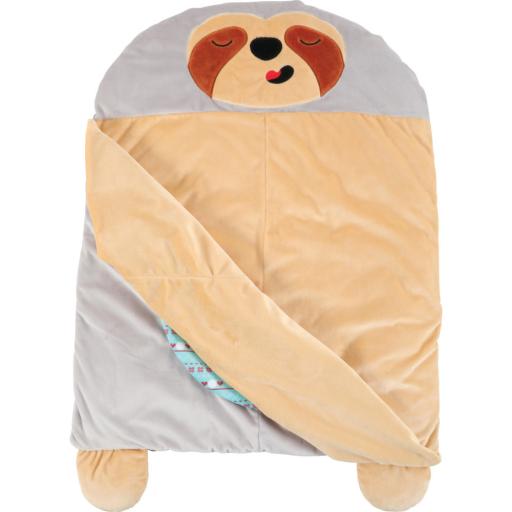 Zolux Plush toy dog blanket with lazy dog look