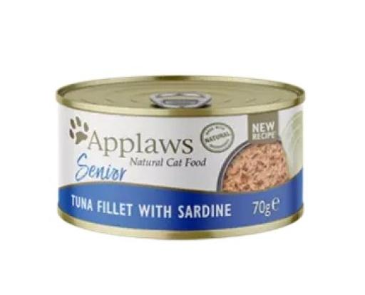 Applaws Applaws Cat Senior Atun Y Sardina Gelatina 70Gr