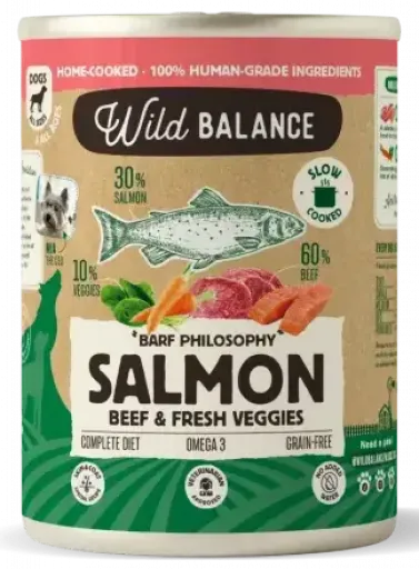 Wild Balance Complete Menu of Salmon and Veal for Dogs