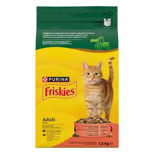 Purina Friskies Adult com Vaca, Frango e Legumes