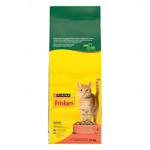 Purina Friskies Adult com Vaca, Frango e Legumes