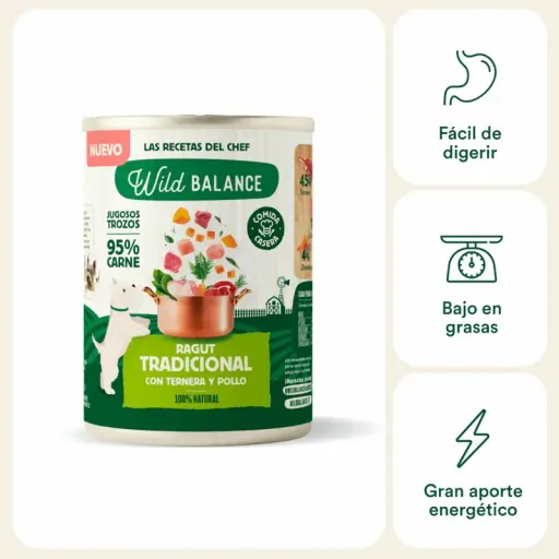 Wild Balance Complete Stew-Style Beef & Chicken Wet Food for Dogs