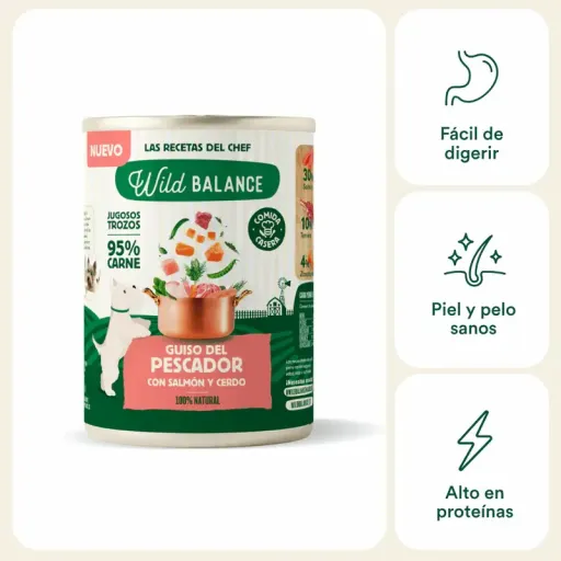 Wild Balance Complete Fisherman&rsquo;s Stew with Salmon & Pork for Dogs 400 g